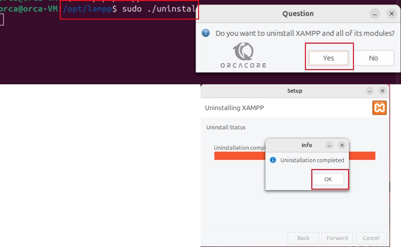 Uninstall XAMPP from Ubuntu